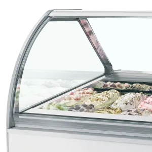 Vitrine ventilée pour glace en bac