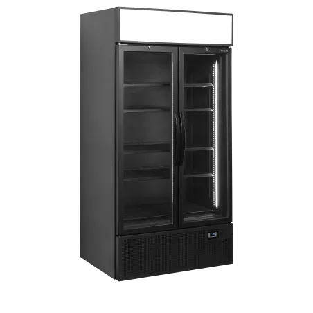 Vitrine réfrigérée noire