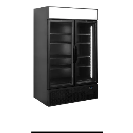 Vitrine réfrigérée noire