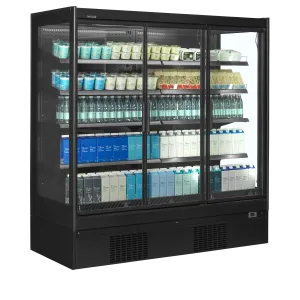 Vitrine réfrigérée pour supermarché à froid positif