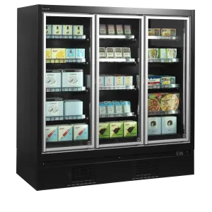 Vitrine réfrigérée pour supermarché à froid négatif