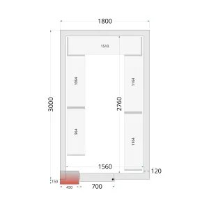 Panneaux de chambre froide 120 mm