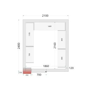 Panneaux de chambre froide 120 mm