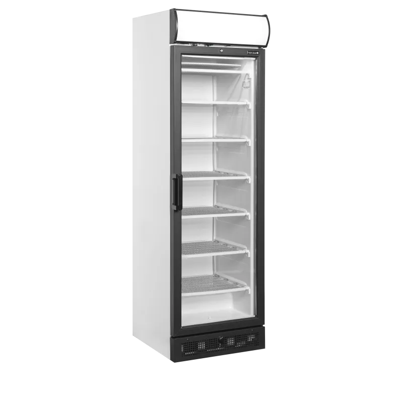 Congélateurs verticaux de vitrine
