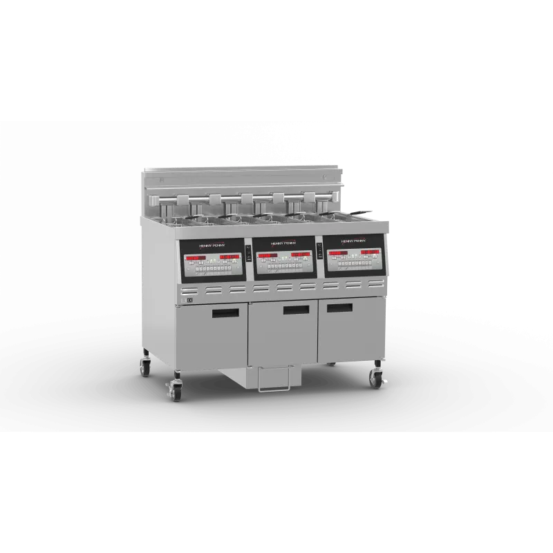 Friteuse à haut rendement électrique série GVE - 3 cuves