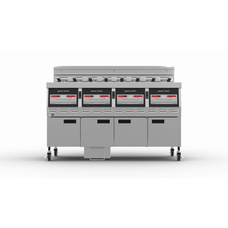 Friteuse à haut rendement électrique série GVE - 4 cuves