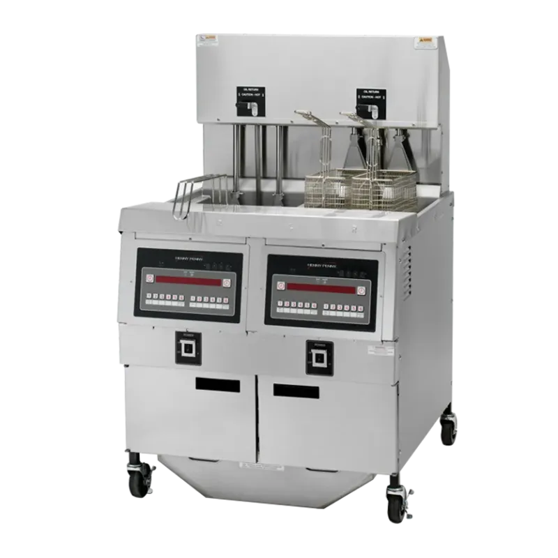 Friteuse à haut rendement électrique série 320 relevage automatique OEA322