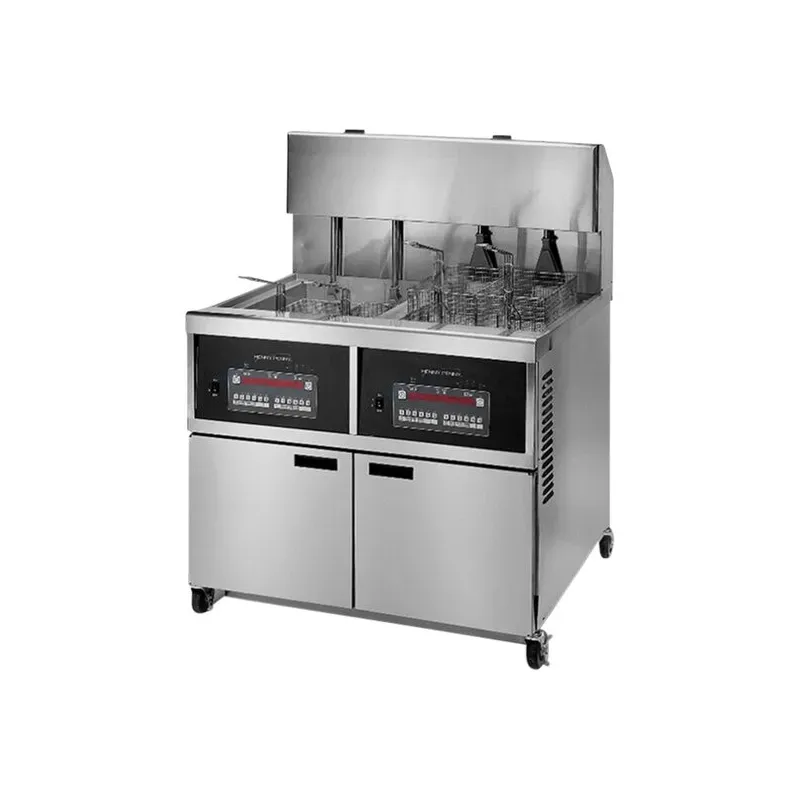 Friteuse à haut rendement électrique série 340 relevage automatique OEA342