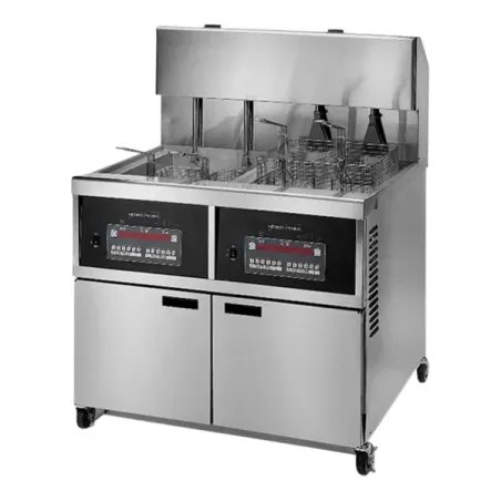 Friteuse à haut rendement électrique série 340 relevage automatique OEA342