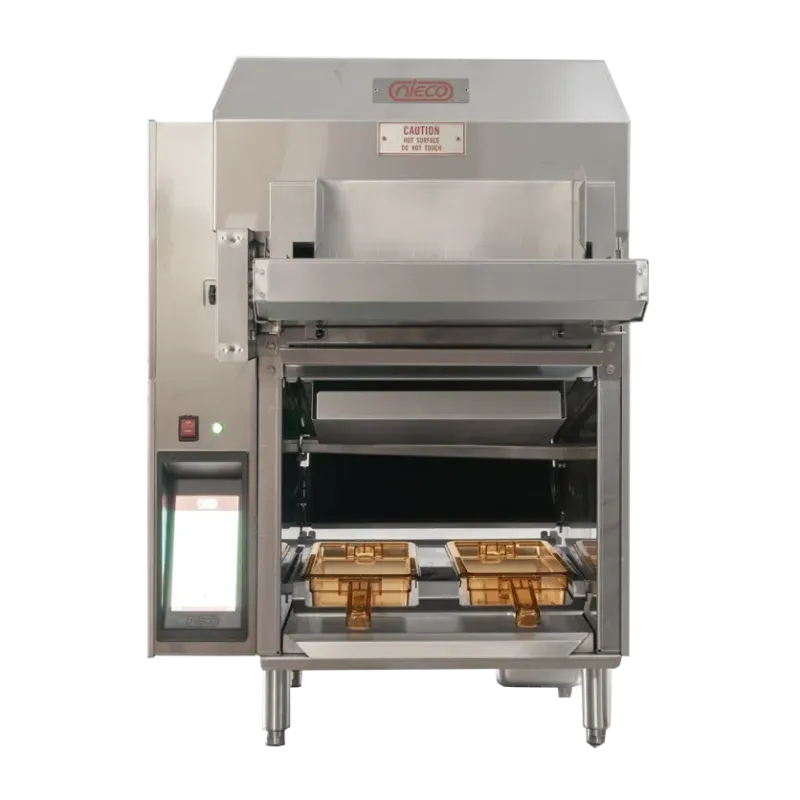 Grilloir automatique à courroie double MV62-2 à gaz et électrique