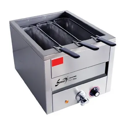 Cuiseur à pâtes - 3 paniers profonds - Cuve de 15 litres - 21202 + PAN03