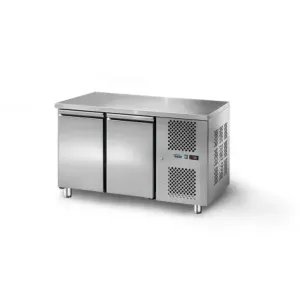 SOFRACOLD - Table GN 1/1 positive sans dosseret - Prof. 700 - 2 portes - 210 L - TRG2PSD