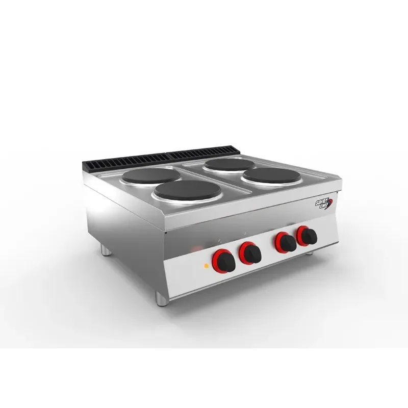 SOFRACHEF - Top 4 plaques rondes - électrique  - 7STPR4E