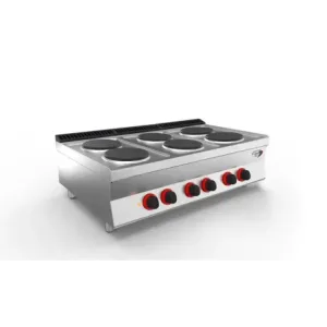 SOFRACHEF - Top 6 plaques rondes - électrique  - 7STPR6E