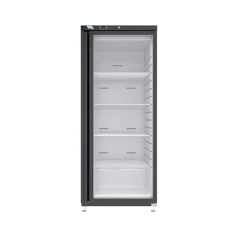SOFRACOLD - Armoire réfrigérée positive - Finition noire - Porte vitrée - 400 L - AE401PVB