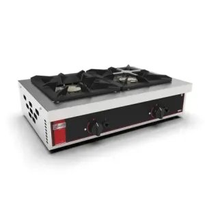 Réchaud gaz - 2 feux - (2x) 7 kw - 27026-2