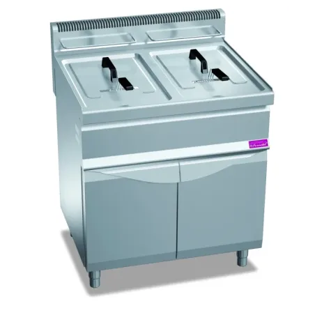 Furnotel - Friteuse gaz sur coffre - 2 x 15 litres - FG1515SC