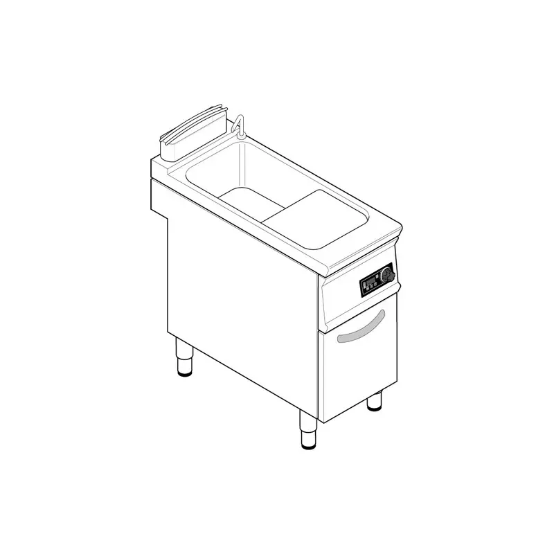 Tecnoinox - Cuiseur à pâtes électrique - 24 Litres - Commandes électroniques - gamme 700 - CPD4FE7