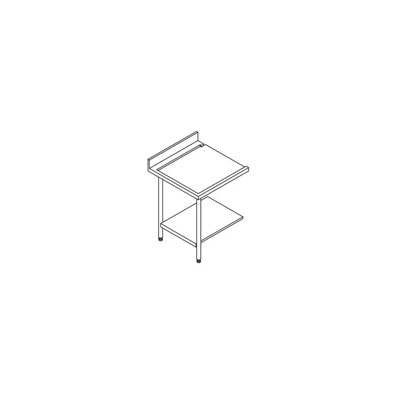 Table entrée/sortie pour machines à paniers 500 x 500 ou 600 x 500 - 80201