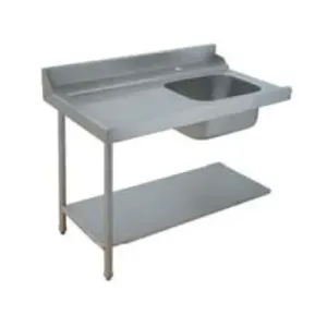 Table de prélavage pour machines à paniers 500 x 500 ou 600 x 500 - 80205L