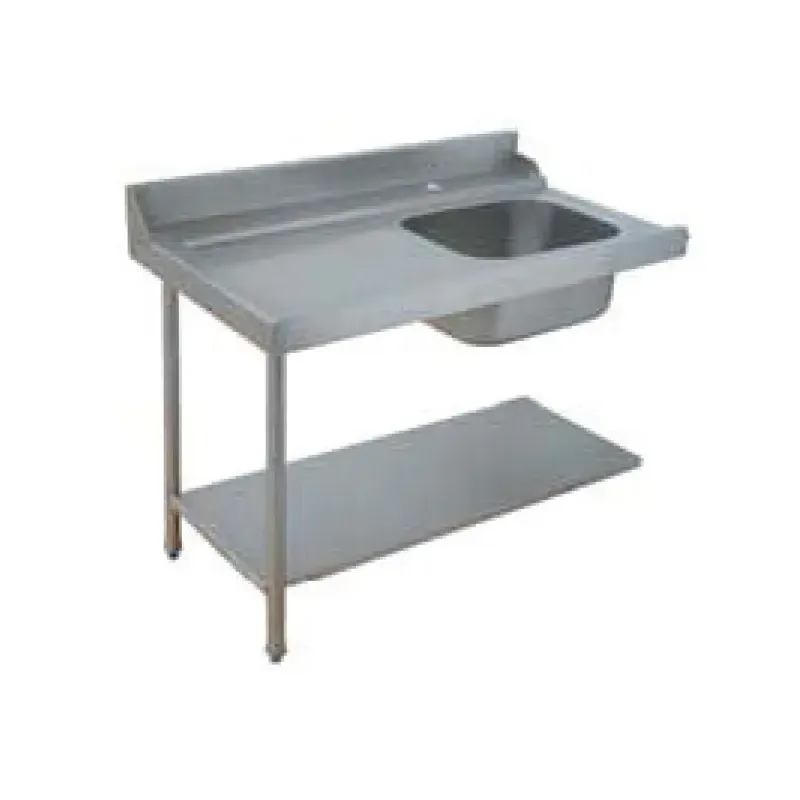 Table de prélavage pour machines à paniers 500 x 500 ou 600 x 500 - 80205L