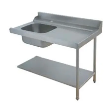 Table de prélavage pour machines à paniers 500 x 500 ou 600 x 500 - 80206