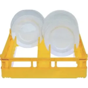Panier carré pour 15 assiettes plates Ø 28 cm ou 12 creuses à partir du Ø 18 cm - 52700