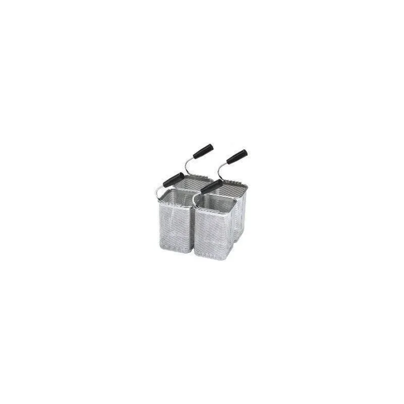 Tecnoinox - Kit 4 paniers de cuiseur à pâtes GN1/6 - 140 x 140 x 200 mm - 120625
