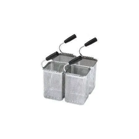 Tecnoinox - Kit 4 paniers de cuiseur à pâtes GN1/6 - 140 x 140 x 200 mm - 120625