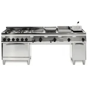 Tecnoinox - Main courante - Longueur 800 mm - Largeur 120 mm - Gamme 700 - Module 400 - 399522