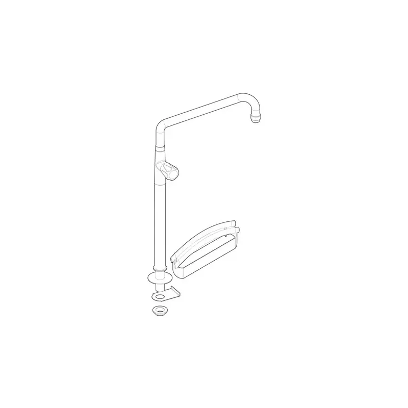 Tecnoinox - Colonne arrivée d’eau orientable pour fourneaux gaz - 399569
