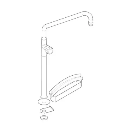 Tecnoinox - Colonne arrivée d’eau orientable pour fourneaux gaz - 399569