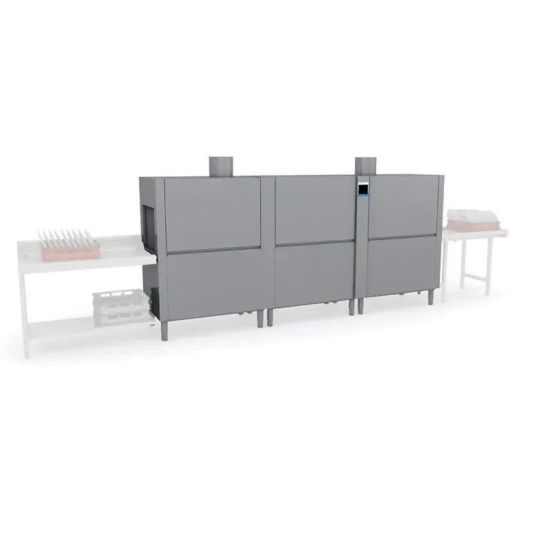 Elettrobar - Tunnel avec sortie à droite - Panier 500 x 500 mm - Série RIVER414 - RIV4142D