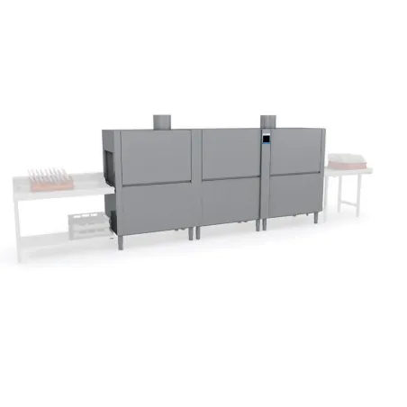 Elettrobar - Tunnel avec sortie à gauche - Panier 500 x 500 mm - Série RIVER414 - RIV4142G