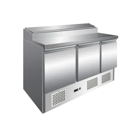 Furnotel - Table de préparartion réfrigérée GN 1/1 -  3 portes - 392 litres - PS301X