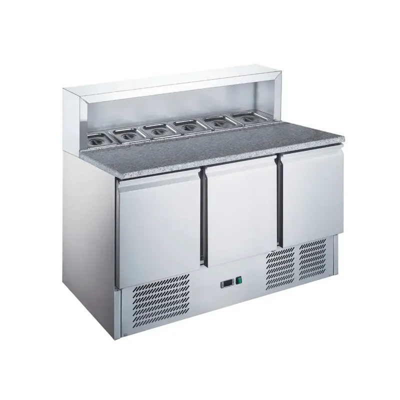 Furnotel - Table à pizza réfrigérée  inox GN 1/1 - 402 litres - MP9031X