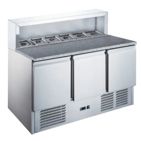 Furnotel - Table à pizza réfrigérée  inox GN 1/1 - 402 litres - MP9031X