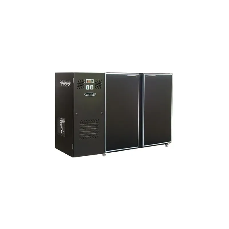 Unifrigor - Arrière-bar Skinplate - Série CLASSIC - Groupe logé - 2 petites portes pleines - 223 litres - U52PS