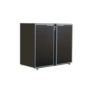 Unifrigor - Arrière-bar Skinplate - Série CLASSIC - Sans groupe - 2 moyennes portes pleines - 260 litres - U52MSSG