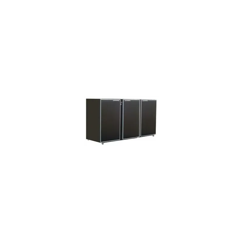 Unifrigor - Arrière-bar Skinplate - Série CLASSIC - Sans groupe - 3 moyennes portes pleines - 617 litres - U73MSSG