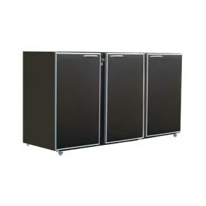 Unifrigor - Arrière-bar Skinplate - Série CLASSIC - Sans groupe - 3 larges portes pleines - 736 litres - U73LSSG