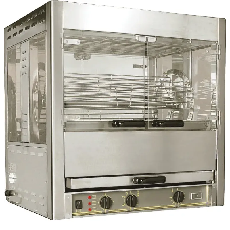 Furnotel - Rôtissoire panoramique électrique - 5 balancelles - 20 poulets - RBE25