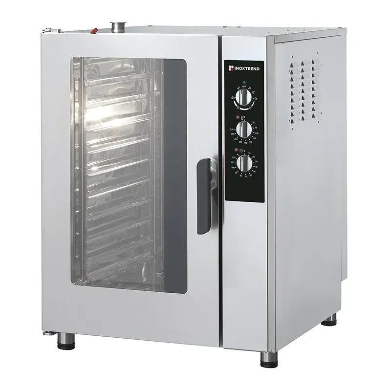 Inoxtrend - Four mixte à injection directe - Commandes électromécaniques - XT SIMPLY - 12 kW - RDA110E