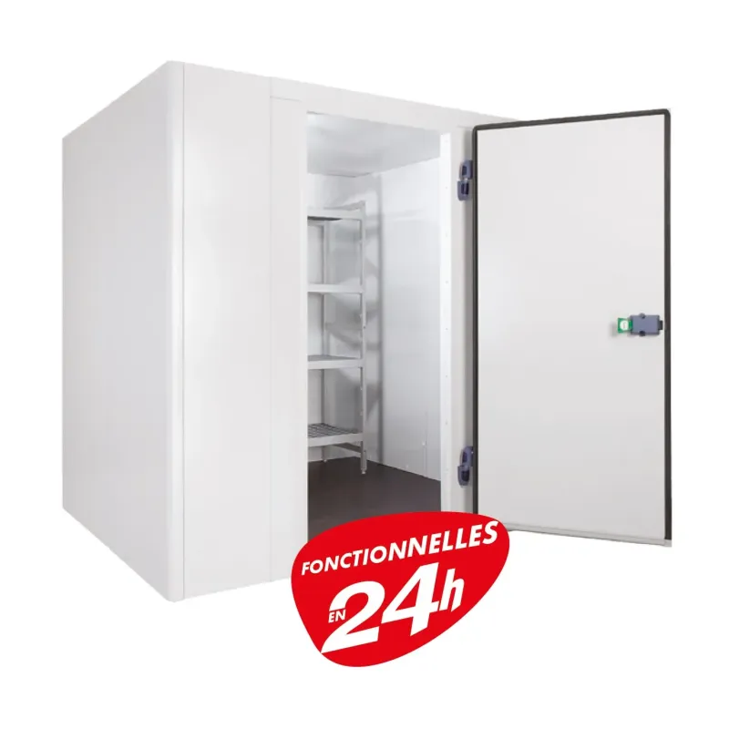 Furnotel - Chambre froide négative 940 X 1700 mm + Groupe Frigo + Rayonnages - CN013