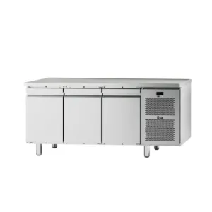 Table réfrigérée pâtissière négative -20/-10°C sans dosseret - 3 portes - Avec groupe - Prof. 800 - 457 L - TPP83N - NEOS - ILSA