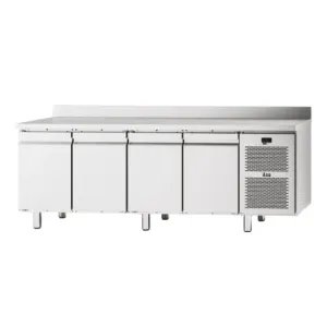 Table réfrigérée pâtissière négative -20/-10°C avec dosseret - 4 portes - Avec groupe - Prof. 800 - 620 L - TPA84N - NEOS - ILSA
