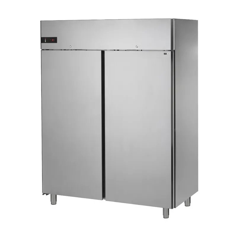 Armoire réfrigérée négative -20/-10 °C sans dosseret - 2 portes pleines - 1400 L - AG142NSG - NEOS - ILSA