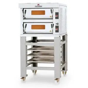 Four à pizza électrique - 2 chambres - 8 pizzas - Gamme Tekno - Italforni - B204DI