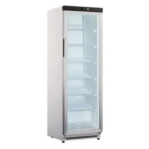 Armoire vitrée négative -15/-20°C - 350 L - Finition extérieur laquée blanche - FURNOTEL - HF401VX